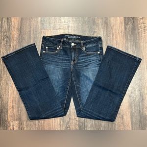 American Eagle jeans. Size 10 Long. Dark wash.
